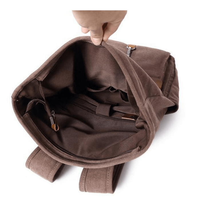 Drune | Retro Canvas Rucksack Zeitlos Und Nachhaltig Robuster Rucksack