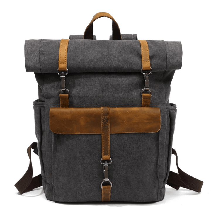 Drune | Retro Canvas Rucksack Zeitlos Und Nachhaltig Robuster Rucksack