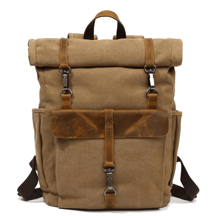 Drune | Retro Canvas Rucksack Zeitlos Und Nachhaltig Robuster Rucksack