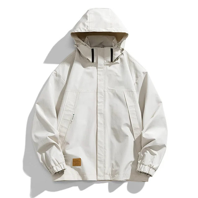 Drune | Wetterfeste outdoorjacke mit kapuze für herren