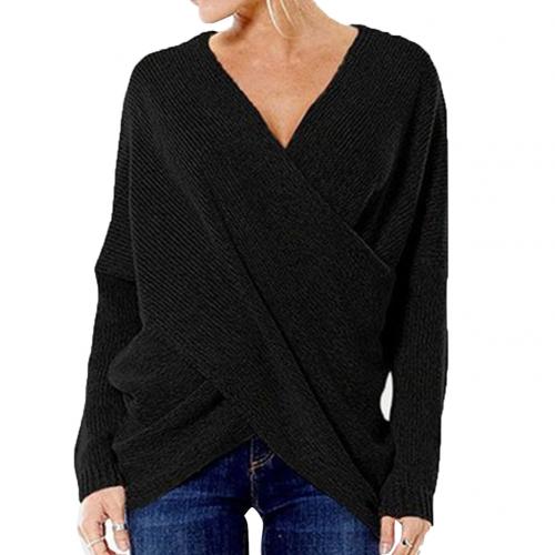Drune | Damen Pullover mit Kreuzdetail