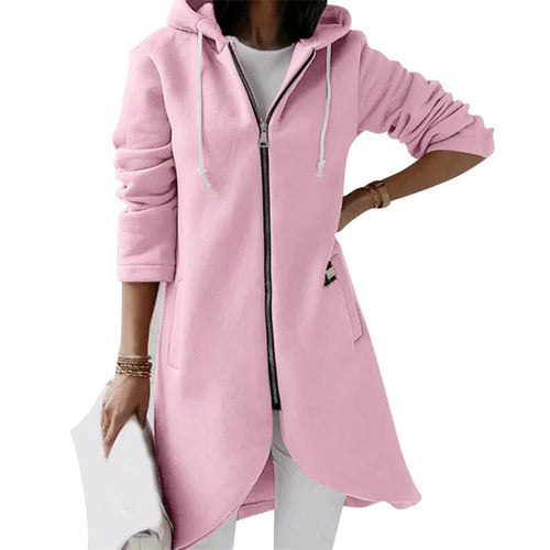Drune Jacke | Bequeme lange Kapuzenweste für Frauen