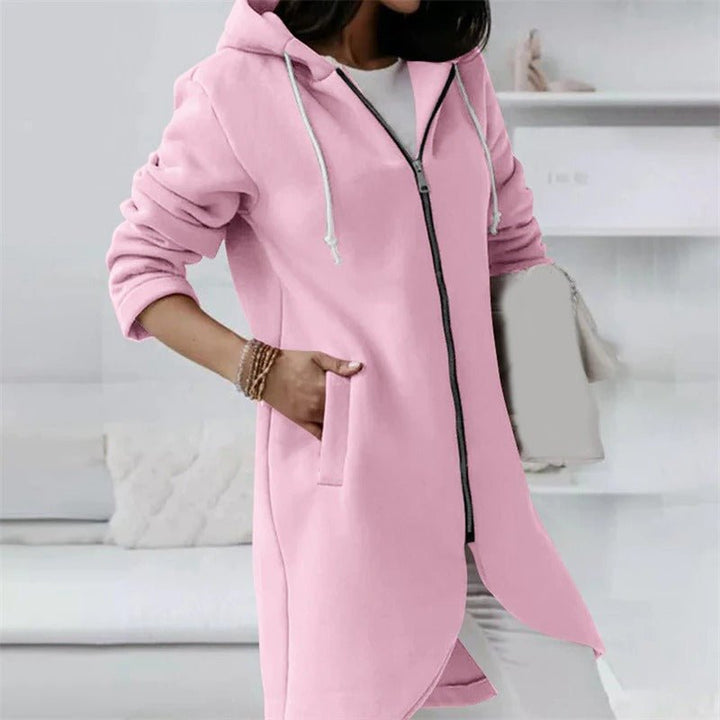 Drune Jacke | Bequeme lange Kapuzenweste für Frauen