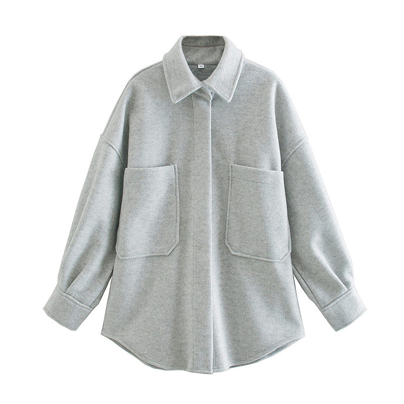 Drune | Oversized Übergangsjacke mit großen Taschen für Damen