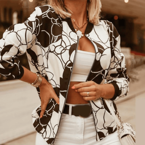 Drune | Damenjacke Weinlese Kleidungsstil Damen Übergangsjacke Perfekt Für Schichten