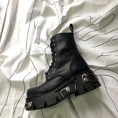 Drune | Damen Stiefeletten Damen Motorradstiefel