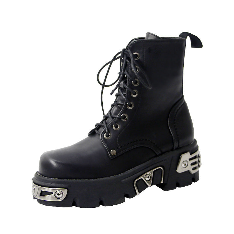 Drune | Damen Stiefeletten Damen Motorradstiefel