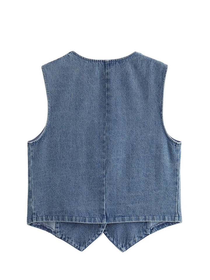 Drune | Damen Blaue Jeansjacke
