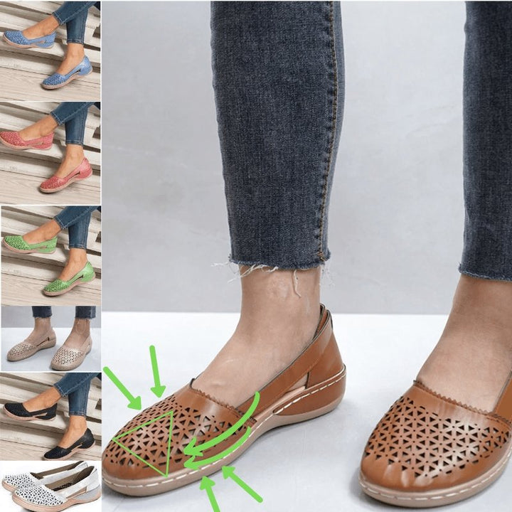 Drune | Schicke Ballerinas Aus Leder Für Damen