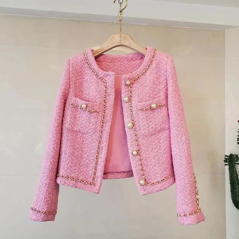 Drune | Damen Tweed Slim Fit Jacke