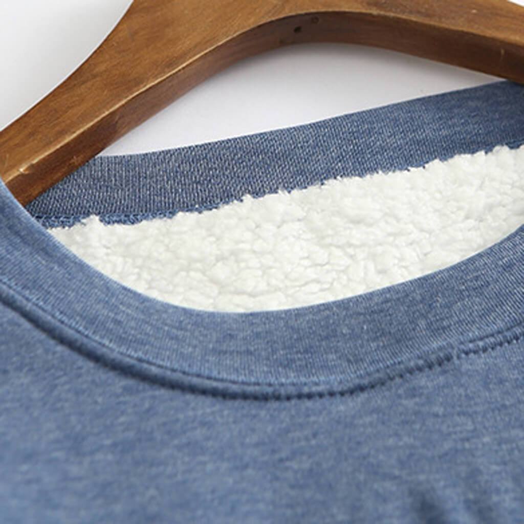 Drune | Weicher Pullover mit Fleece-futter Warm und Bequem Perfekt Für Heimeligkeit