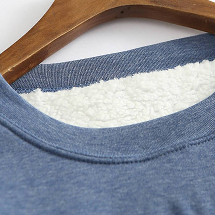 Drune | Weicher Pullover mit Fleece-futter Warm und Bequem Perfekt Für Heimeligkeit