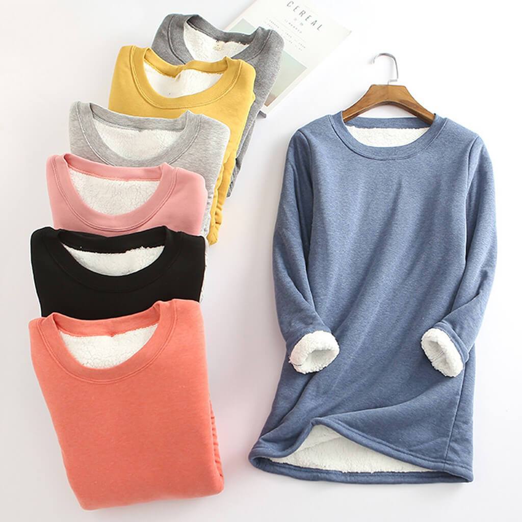 Drune | Weicher Pullover mit Fleece-futter Warm und Bequem Perfekt Für Heimeligkeit