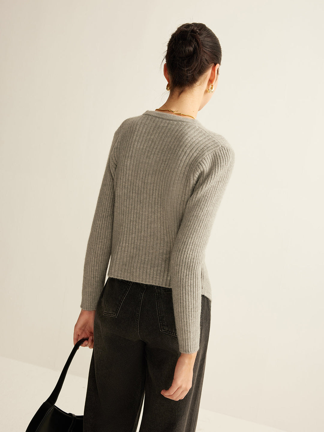 Drune | Damen Knopf-Oben Pullover