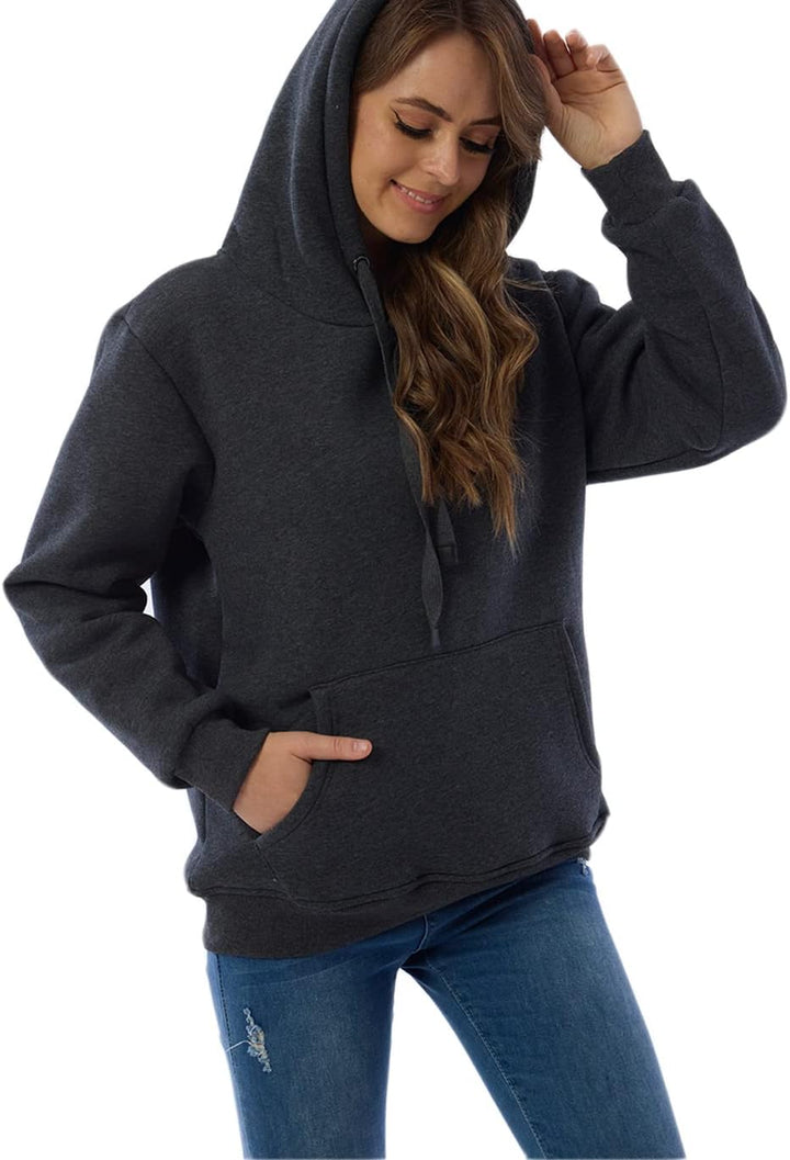 Drune | Damen Freizeit Fleece-gefütterter Hoodie