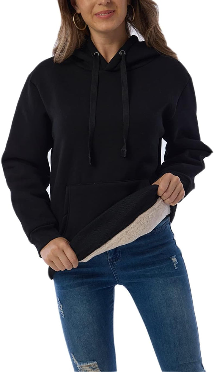 Drune | Damen Freizeit Fleece-gefütterter Hoodie