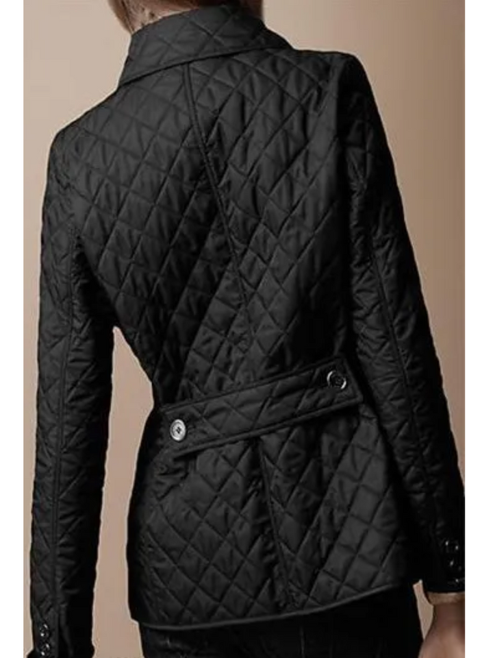 Drune | Damen Freizeit Steppjacke mit umgeschlagenem Kragen