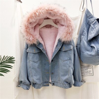 Drune | Damen Denim Winterjacke - Stilvoll & Warm