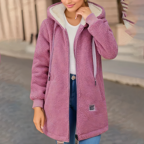 Drune | Damen Fleecejacke mit Kapuze