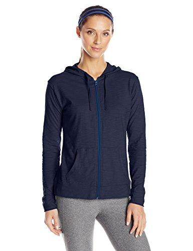 Drune | Damen Jersey Vollzip Kapuzenpulli Activewear