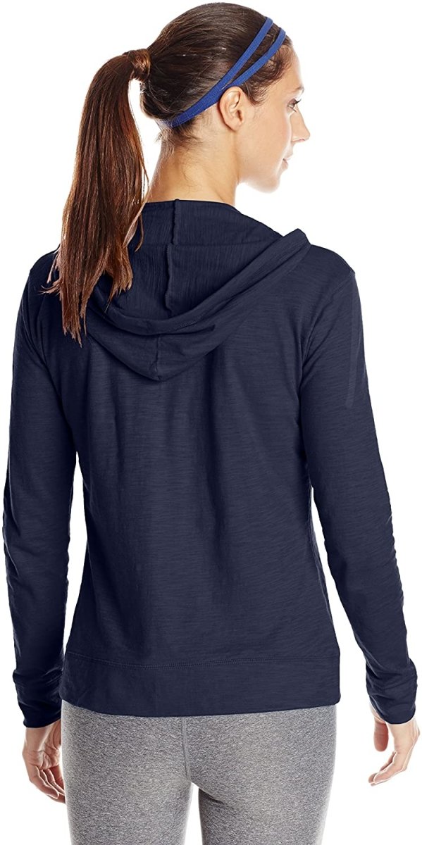 Drune | Damen Jersey Vollzip Kapuzenpulli Activewear