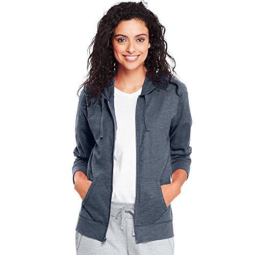 Drune | Damen Jersey Vollzip Kapuzenpulli Activewear