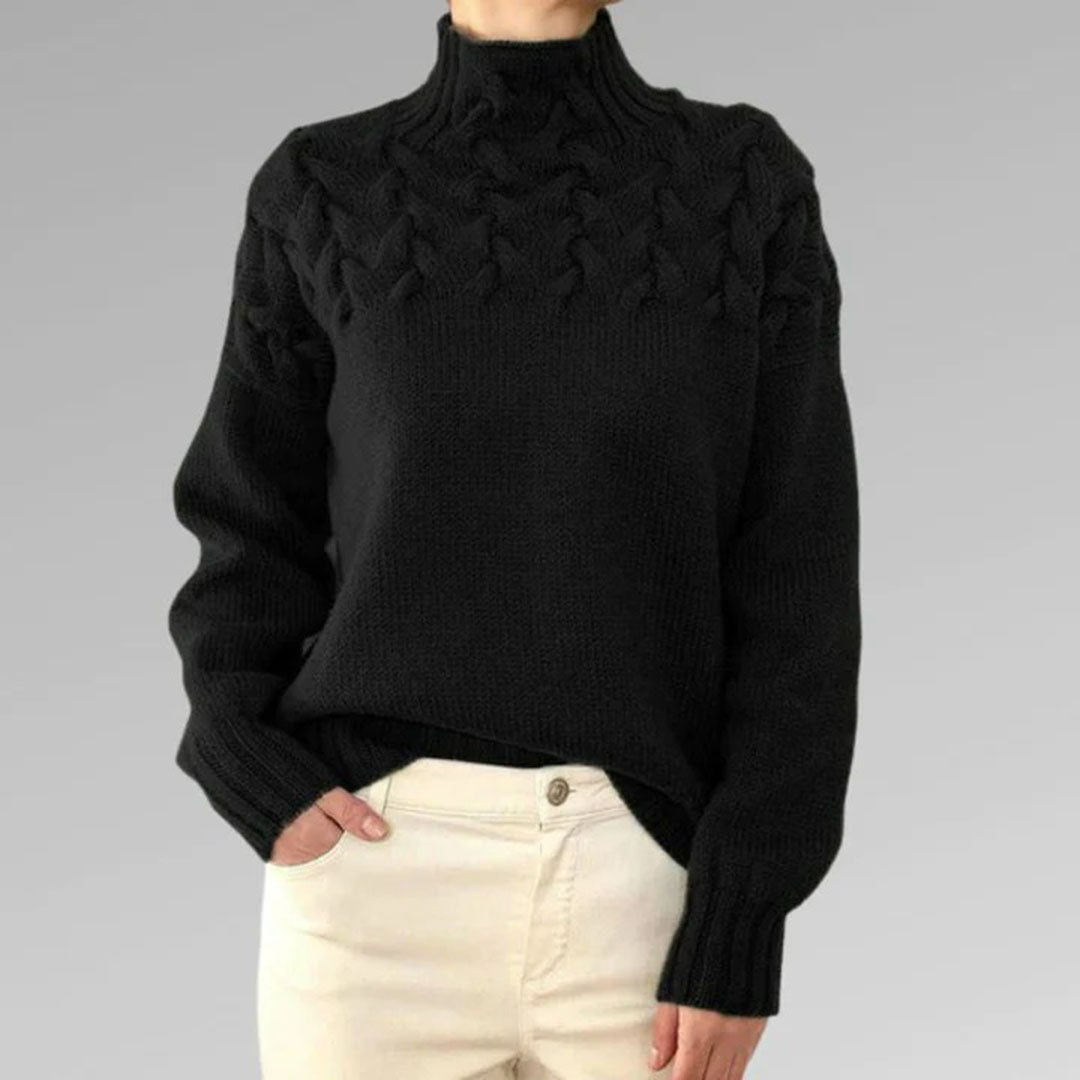 Drune | Damen Strickturtleneck Pullover