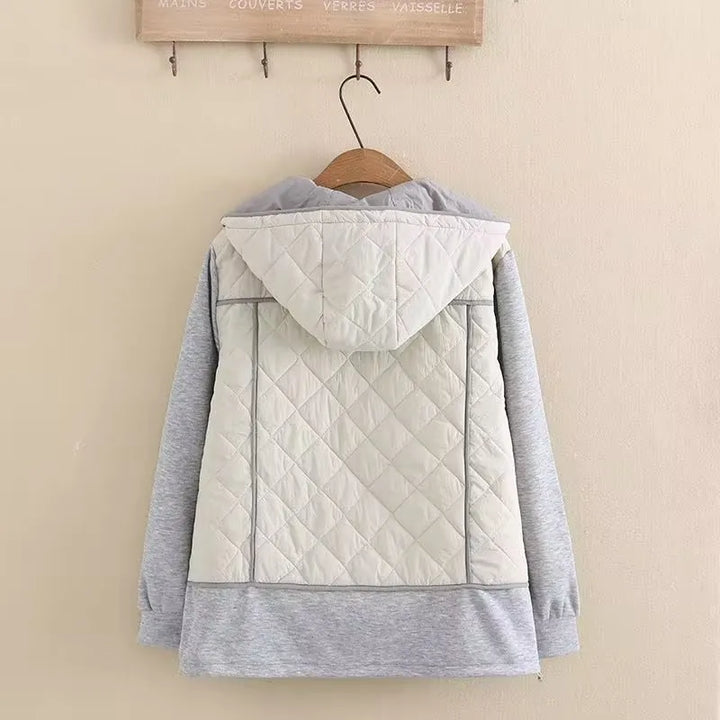 Drune | Damen Stepp-Hoodie - Übergröße - Warm & Stylisch