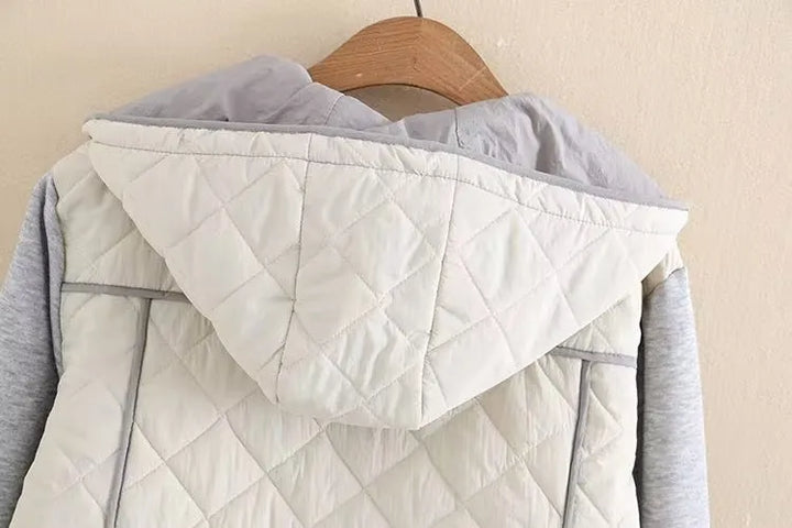 Drune | Damen Stepp-Hoodie - Übergröße - Warm & Stylisch