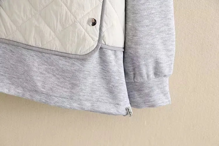 Drune | Damen Stepp-Hoodie - Übergröße - Warm & Stylisch
