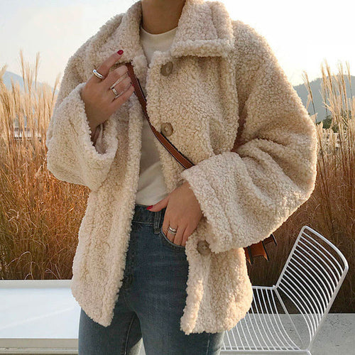 Drune | Damen Teddyjacke - Gemütlich und Schick