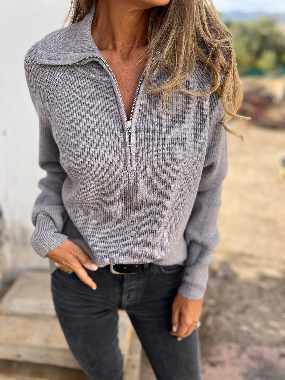Drune | Damen V-Ausschnitt Pullover