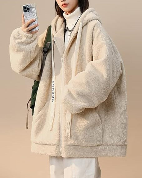 Drune | Damen Winter Fleecejacke - Oversized & Warm