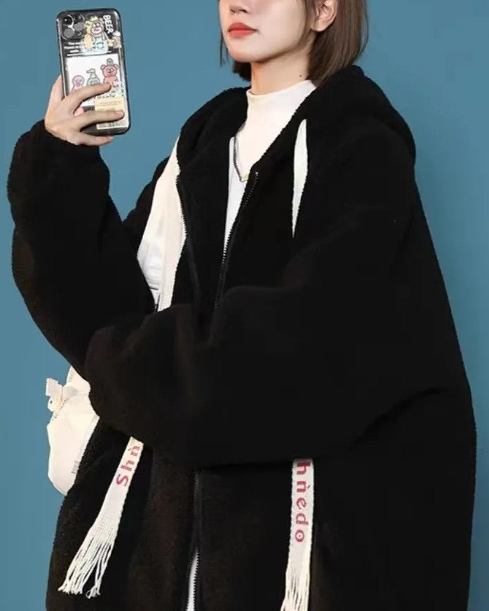 Drune | Damen Winter Fleecejacke - Oversized & Warm