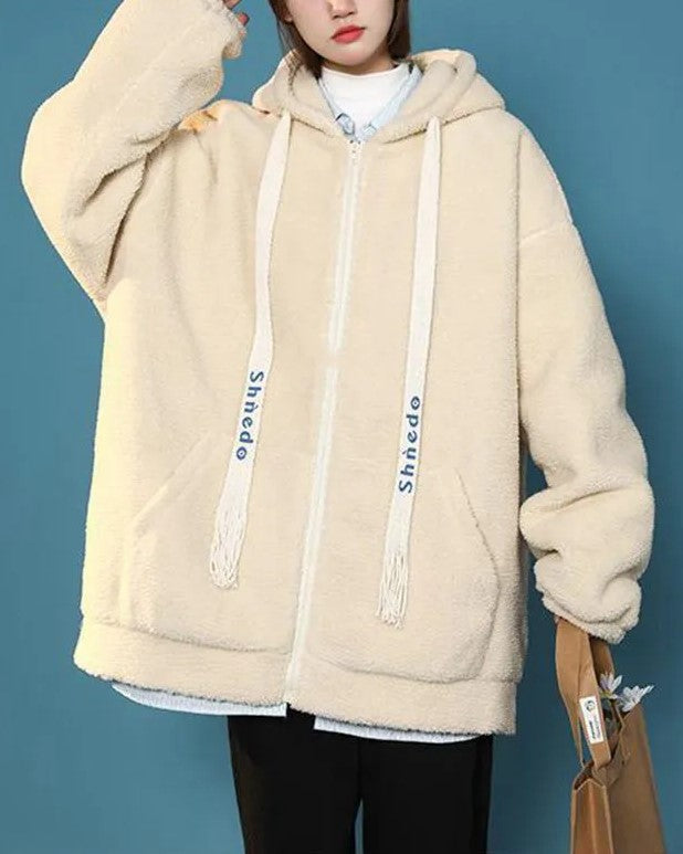 Drune | Damen Winter Fleecejacke - Oversized & Warm