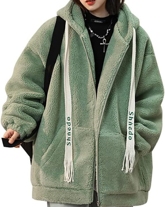 Drune | Damen Winter Fleecejacke - Oversized & Warm