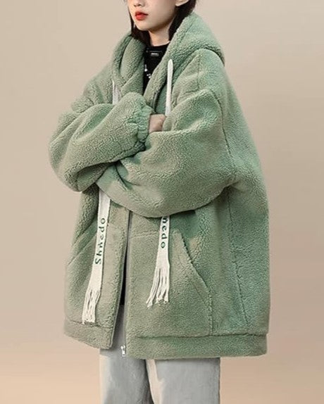 Drune | Damen Winter Fleecejacke - Oversized & Warm