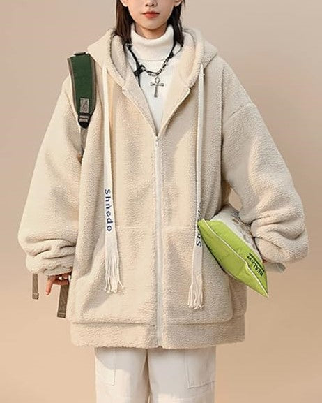 Drune | Damen Winter Fleecejacke - Oversized & Warm