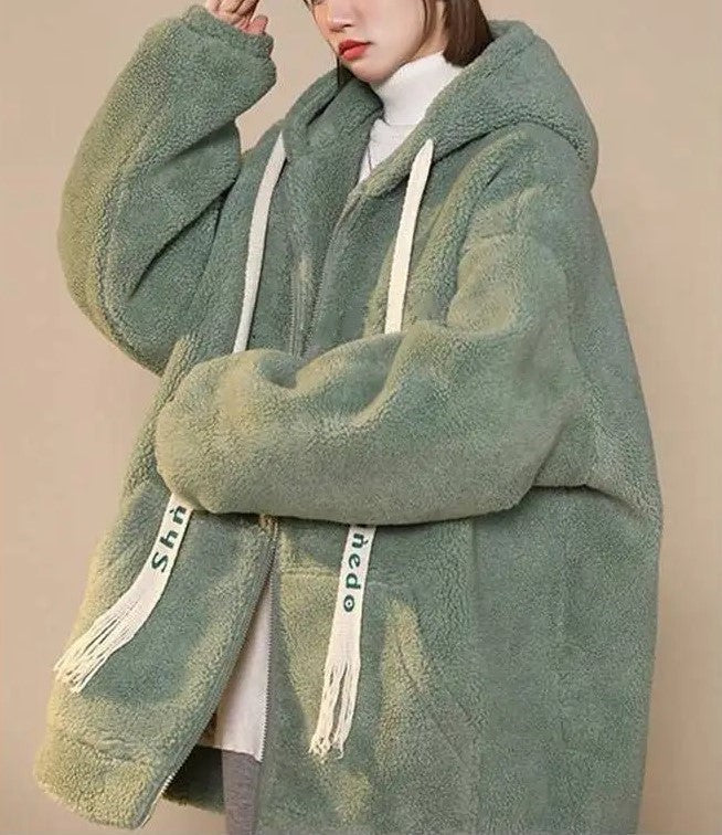 Drune | Damen Winter Fleecejacke - Oversized & Warm