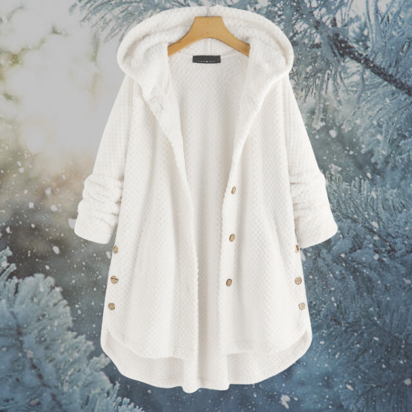 Drune | Damen Winter Fleecejacke mit Kapuze
