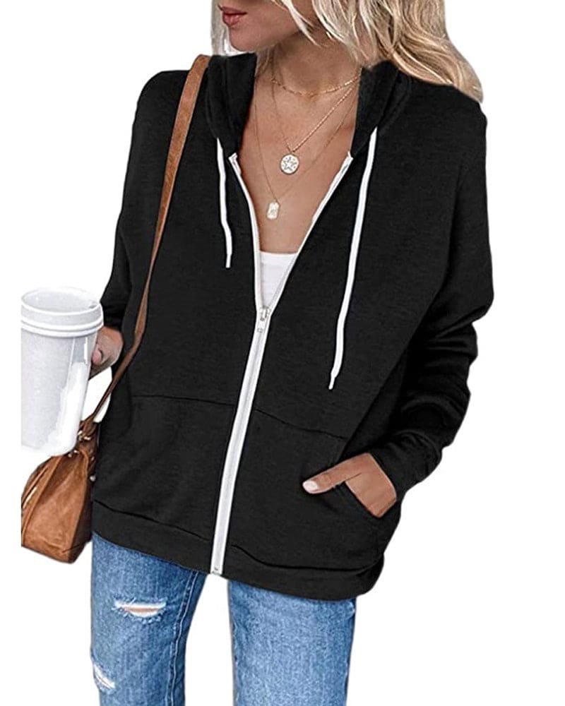 Drune | Damen Reißverschluss Hoodie