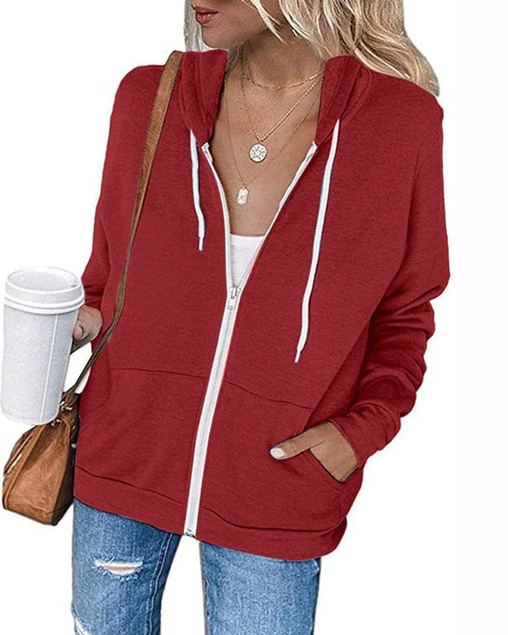 Drune | Damen Reißverschluss Hoodie