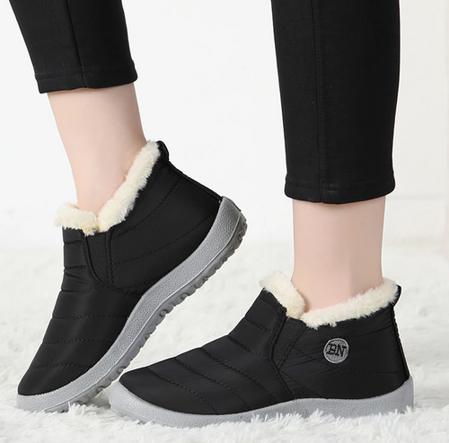 Drune | Damen Winterstiefeletten mit Warmfutter - Rutschfeste Schneeboots für kalte Tage