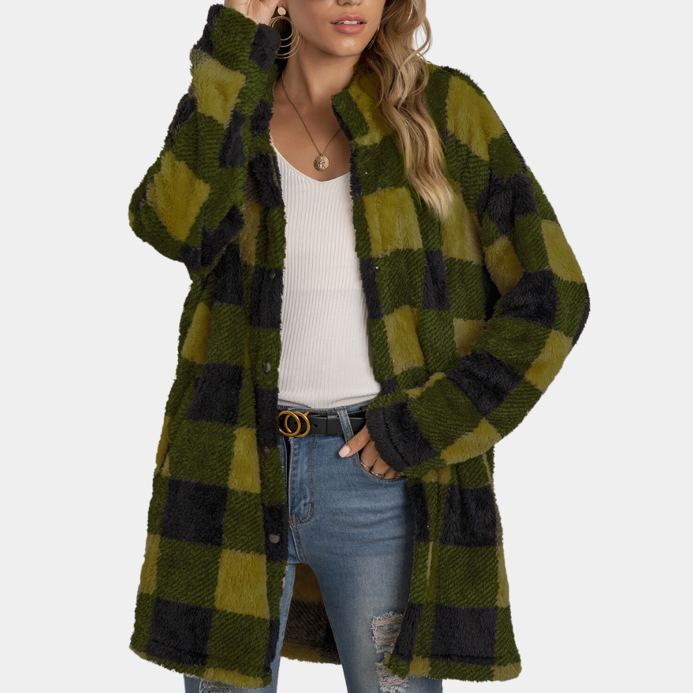 Drune | Eleganter Karotrenner für Damen für die Wintersaison