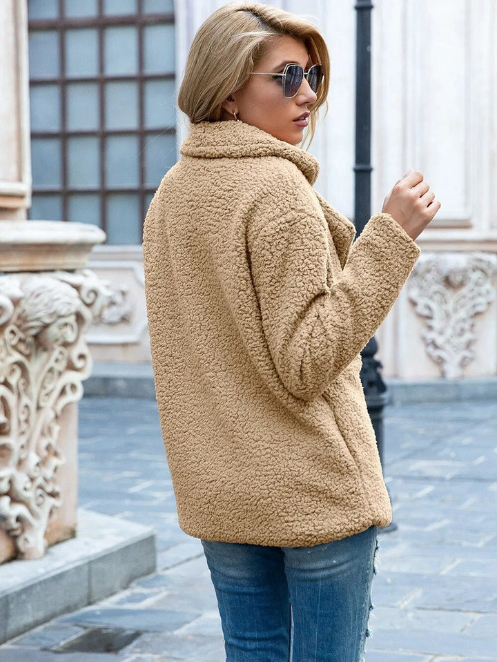 Drune | Teddyjacke Braun Flauschig und Trendy