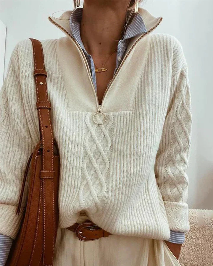 Drune | Rollkragenpullover mit reißverschluss