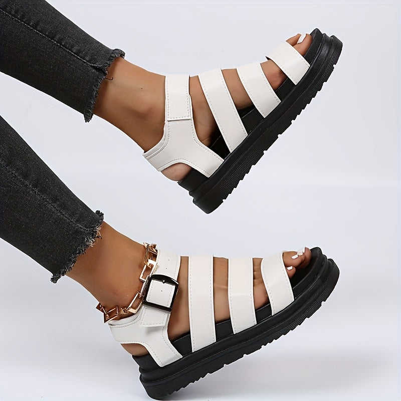 Drune | Sandalen mit Schnallenriemen