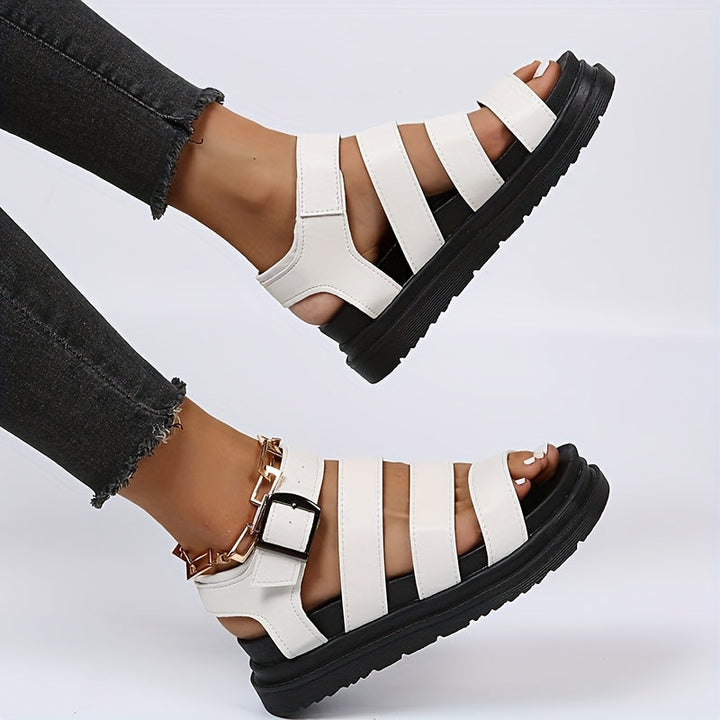 Drune | Sandalen mit Schnallenriemen