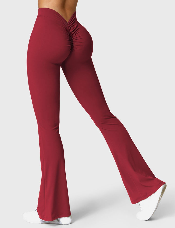 Drune | Ausgestellte Leggings mit V-Ausschnitt