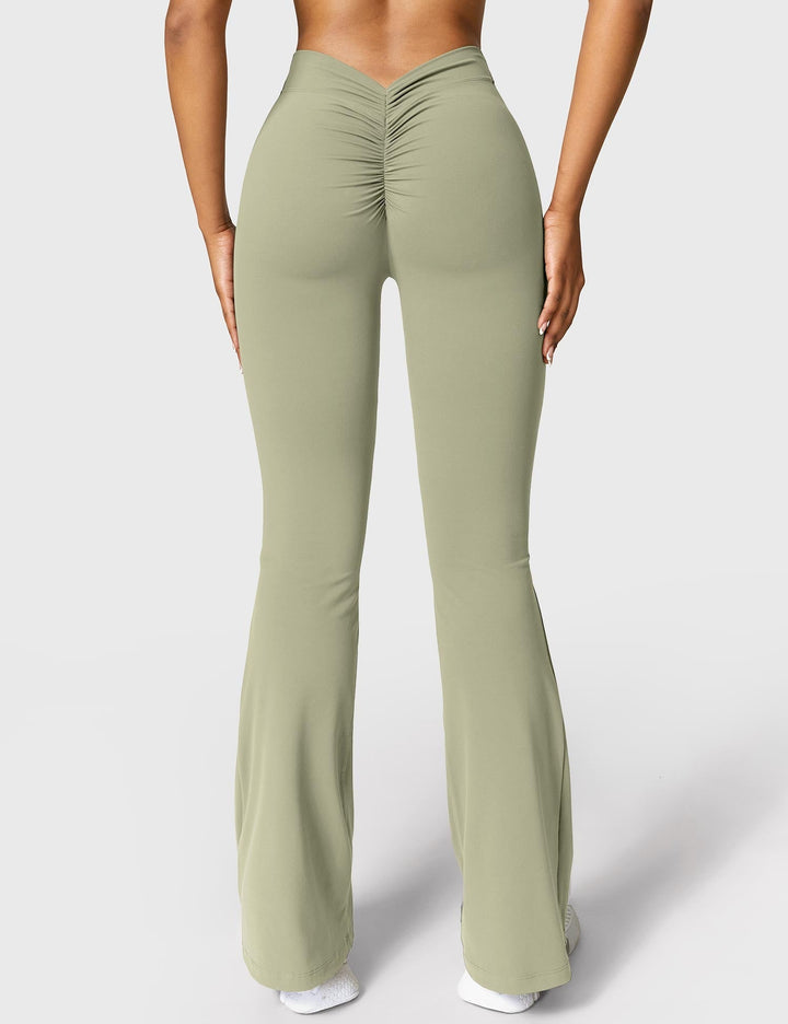 Drune | Ausgestellte Leggings mit V-Ausschnitt